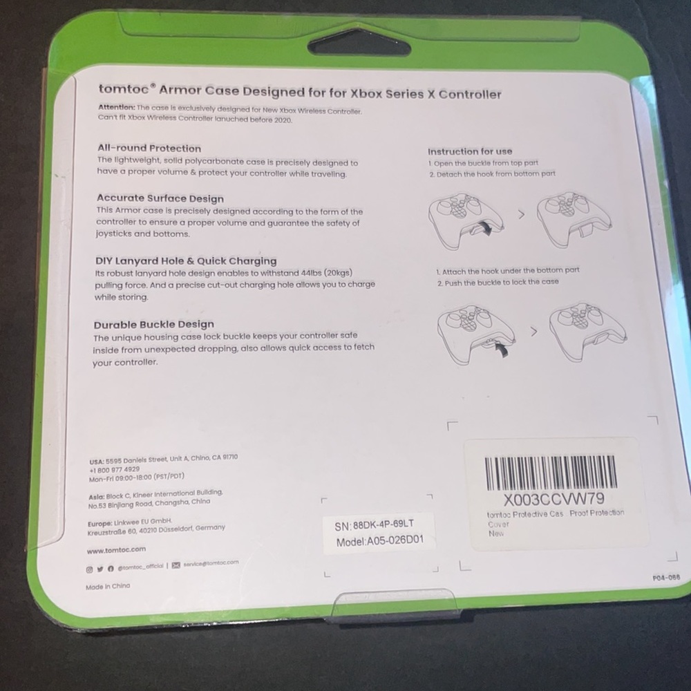 Tomtoc Armor Case for XBox X Controller - Picture 4 of 7